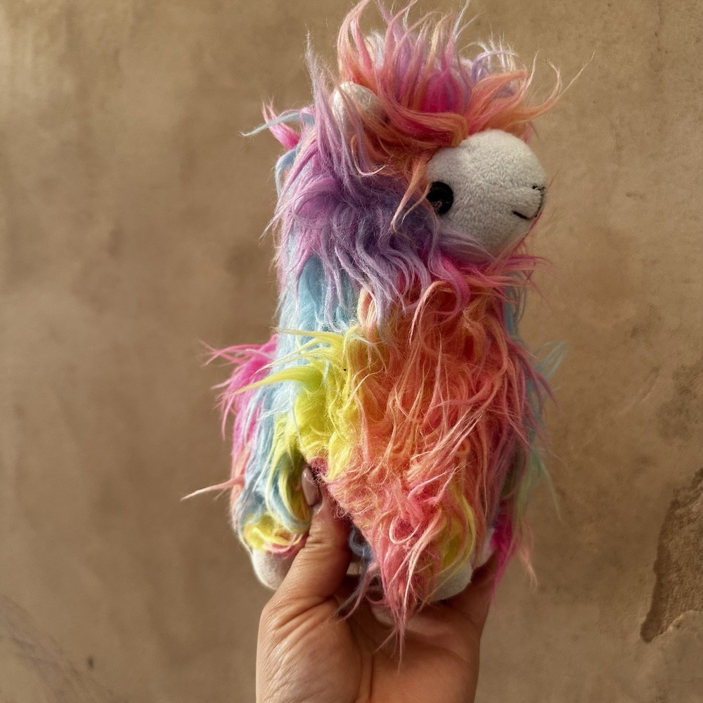 Galerie Rainbow Plush Llama Alpaca Stuffed Animal